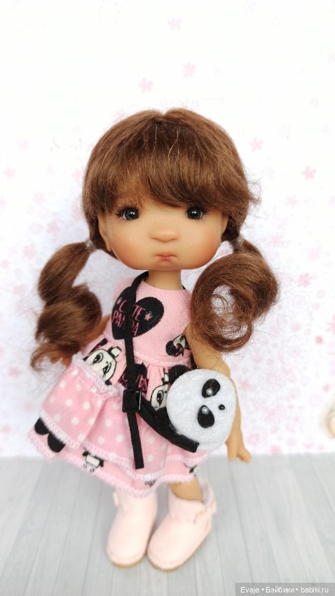 Парики 4-5" - Хвостики волнистые (натур/мохер), 2 цвета (фото 4)