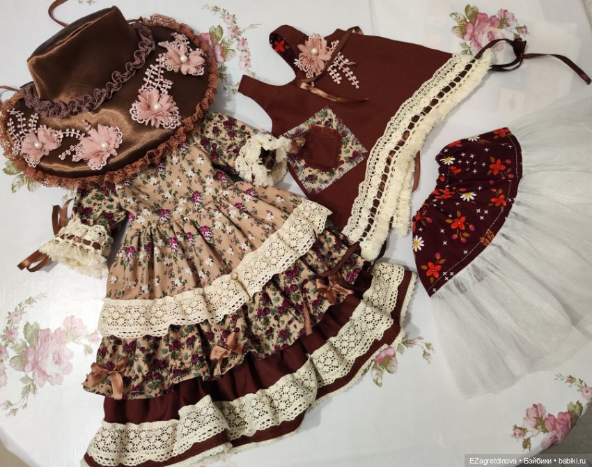 Платье комплект для Готц Шоколадные страсти