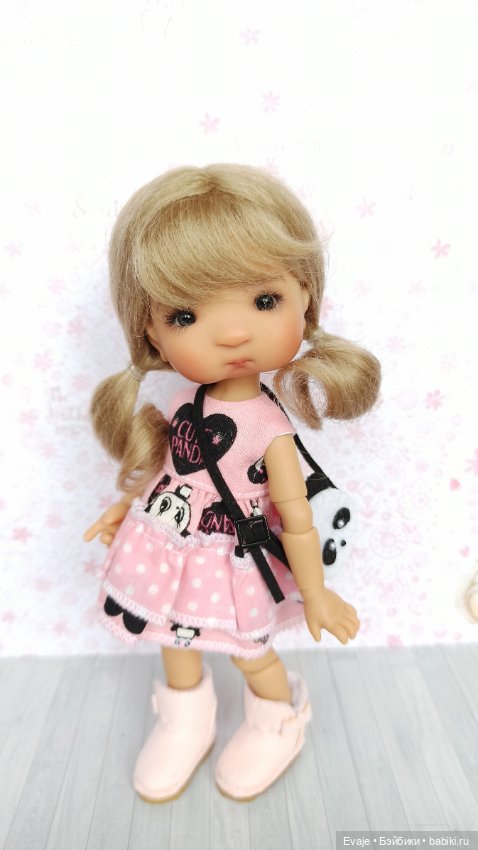 Парики 4-5" - Хвостики волнистые (натур/мохер), 2 цвета (фото 2)