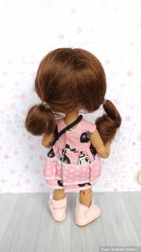 Парики 4-5" - Хвостики волнистые (натур/мохер), 2 цвета (фото 5)