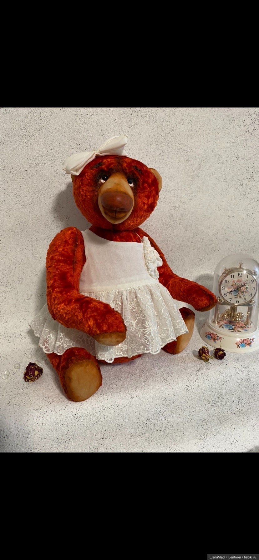 Большая мишка Аглая — Авторские игрушки (фото 2)