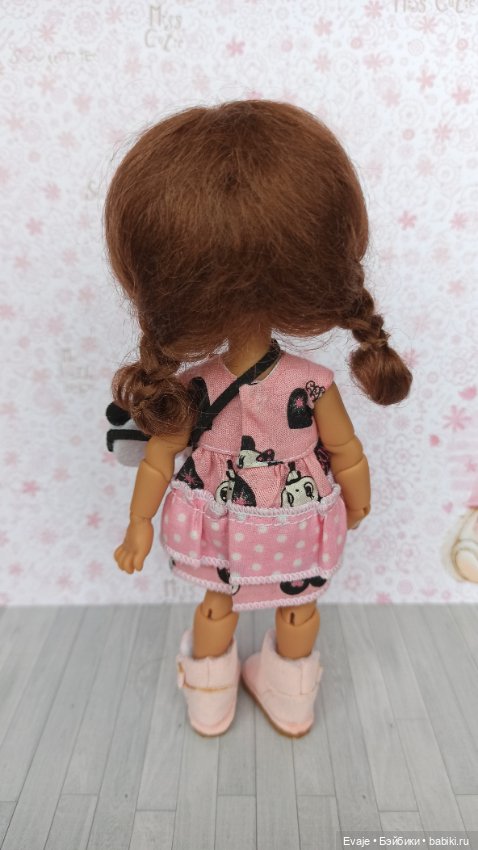 Парики 5-6" - Косички (натуральный мохер), 5 цветов