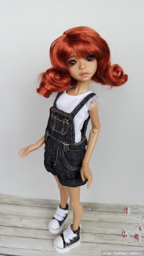 Парики 3-4" - Локоны с боковым пробором и челкой, 3 цвета