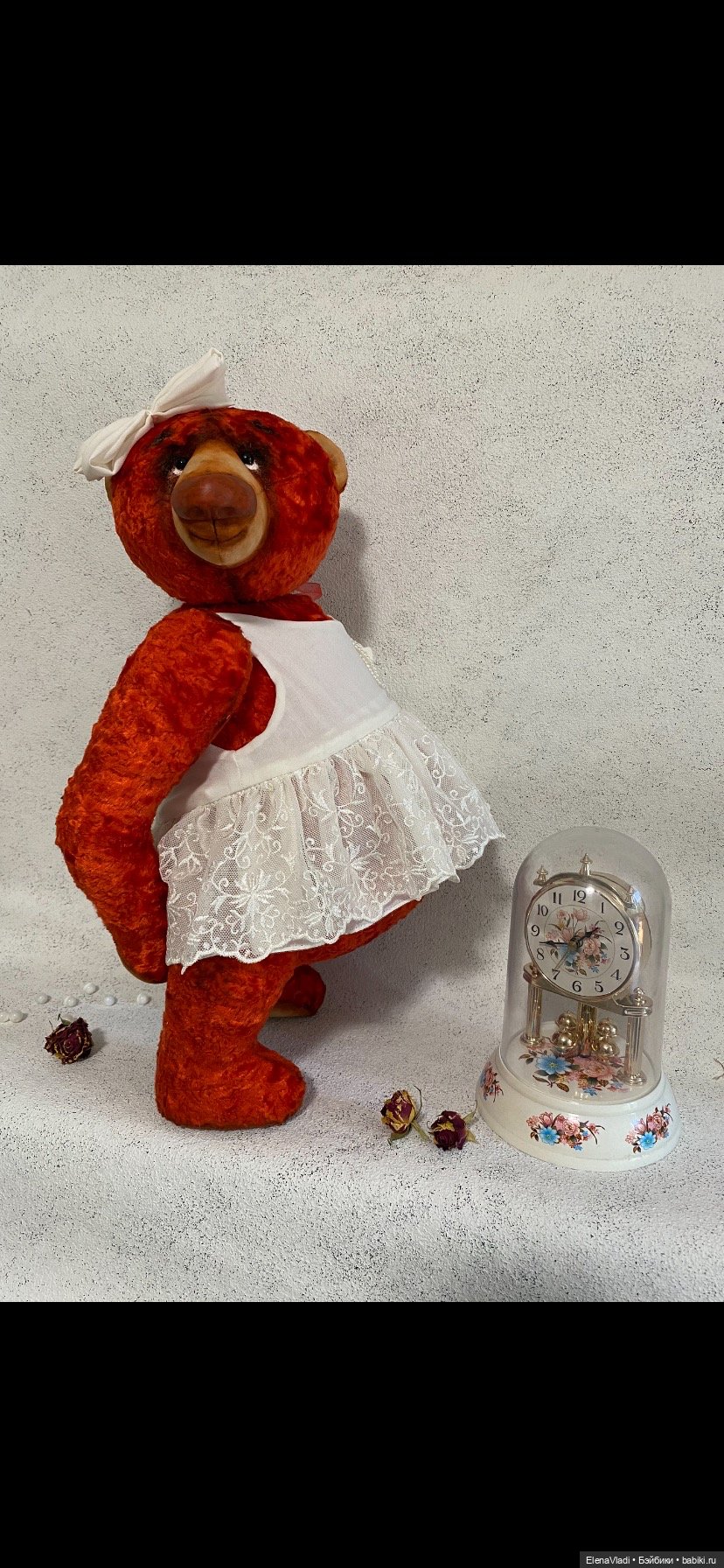 Большая мишка Аглая — Авторские игрушки (фото 3)