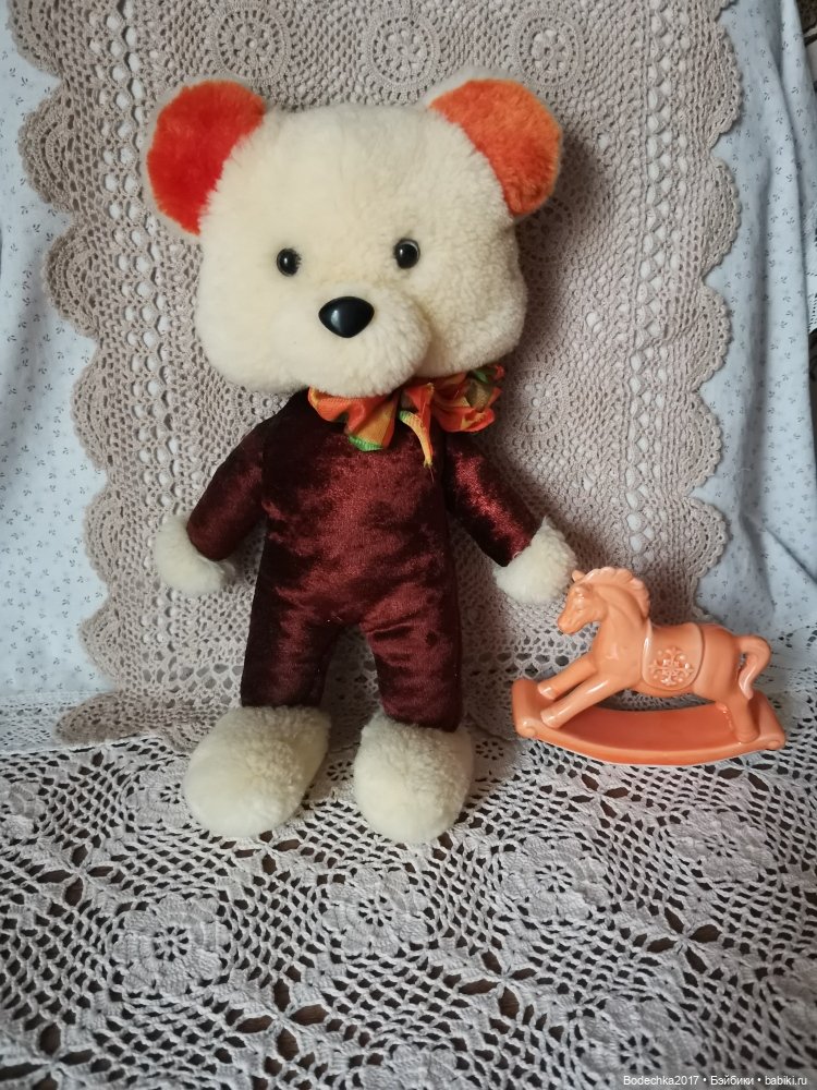 Мишка времен СССР — Винтажные куклы и игрушки детства (фото 2)