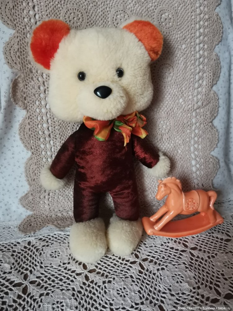 Мишка времен СССР — Винтажные куклы и игрушки детства (фото 4)