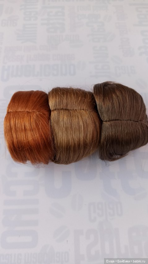 Парики 5-6" - Каре с пробором без челки, 3 цвета