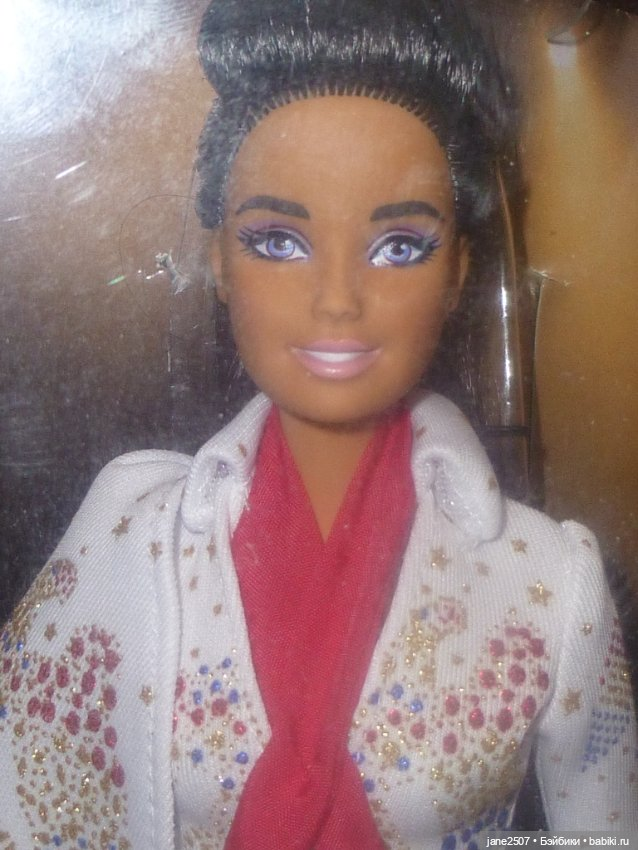 Коллекционная шарнирная Барби Barbie Elvis 2021 NRFB (фото 5)