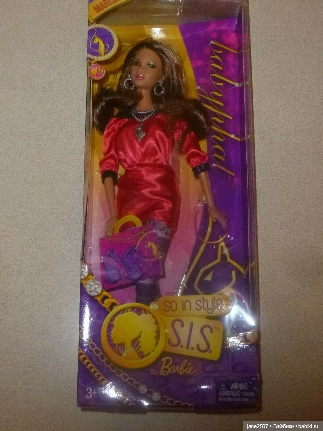 Барби шарнирная Barbie doll SIS So in Style Baby Phat Marisa NRFB - очень редкий выпуск (фото 2)