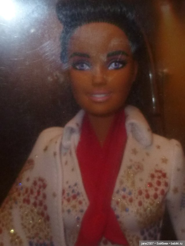 Коллекционная шарнирная Барби Barbie Elvis 2021 NRFB (фото 6)