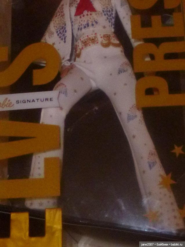 Коллекционная шарнирная Барби Barbie Elvis 2021 NRFB (фото 2)