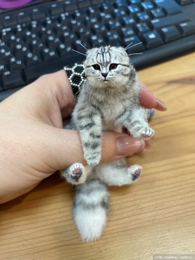 Котик — Авторские игрушки