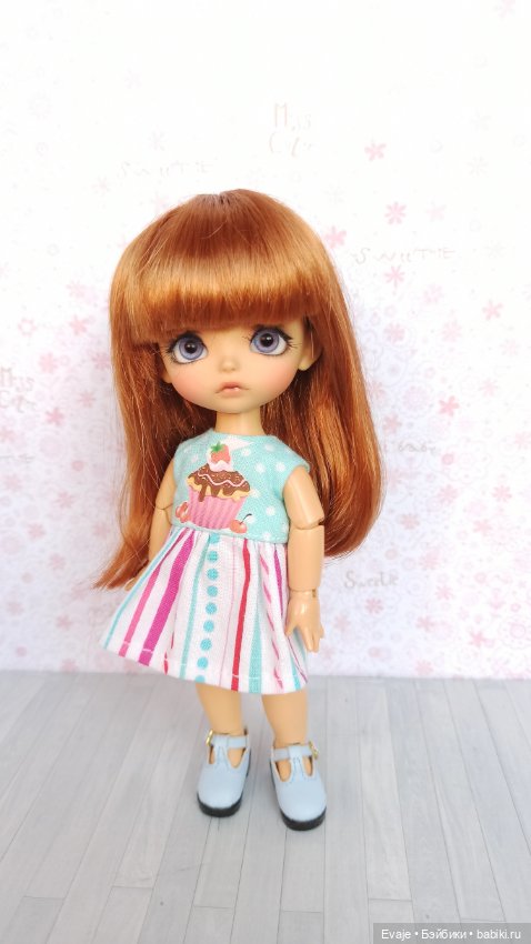 Парики 5-6" - Прямой с подкрученными кончиками, 5 цветов (фото 6)