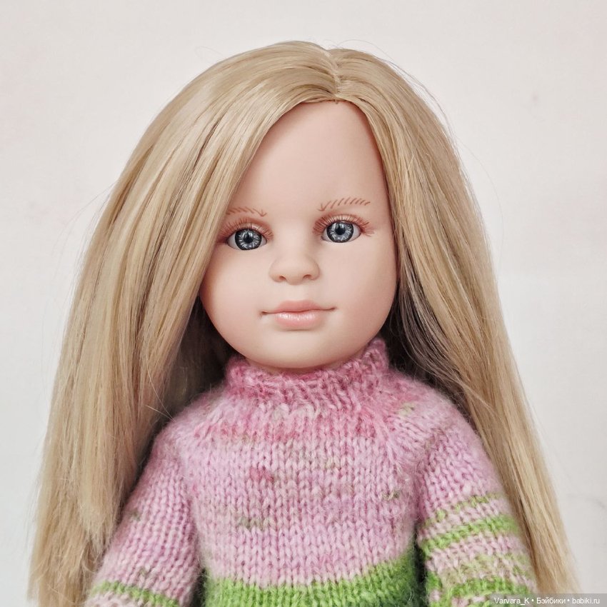 Lamagik кукла Нина блондинка, серые глаза, рост 42 см