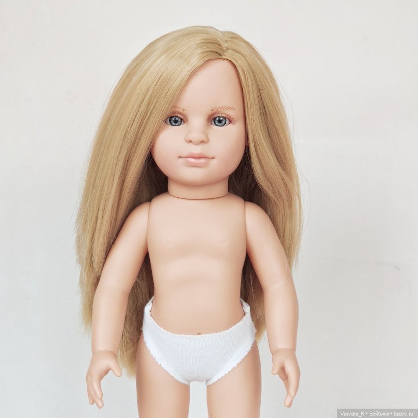 Lamagik кукла Нина блондинка, серые глаза, рост 42 см (фото 5)