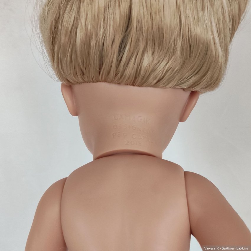 Lamagik кукла Нина блондинка, серые глаза, рост 42 см (фото 8)