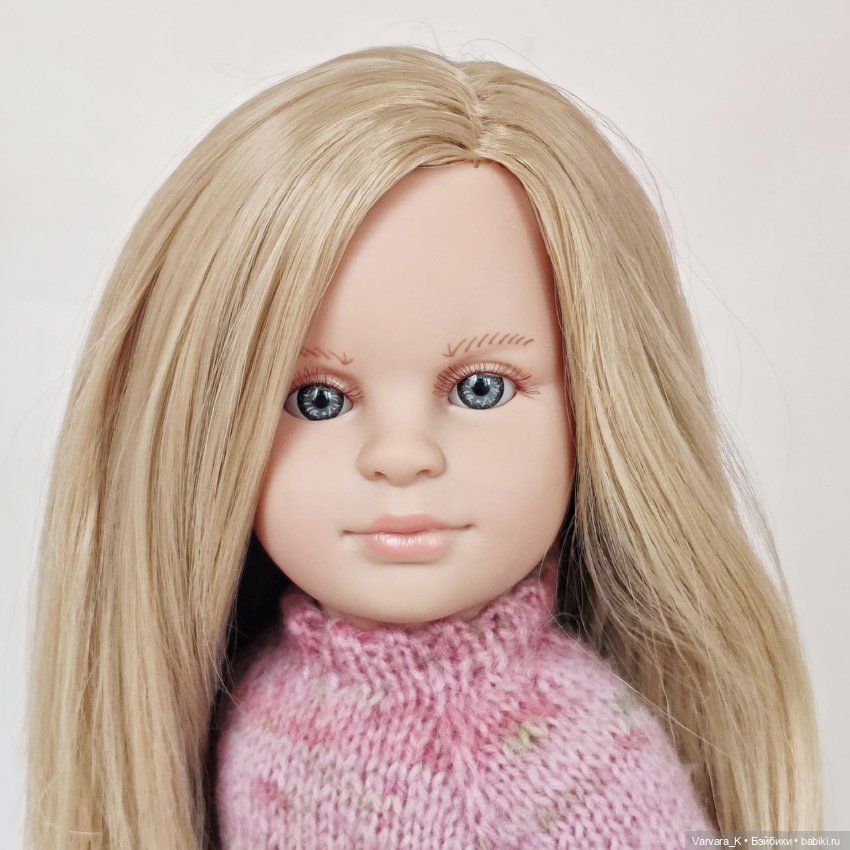 Lamagik кукла Нина блондинка, серые глаза, рост 42 см