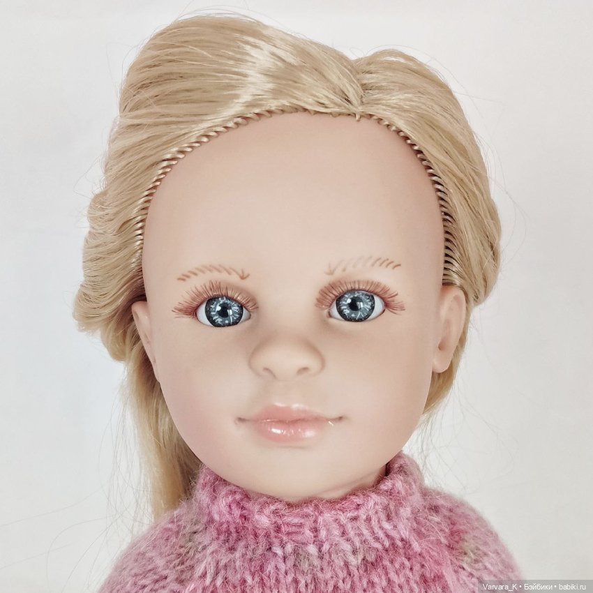 Lamagik кукла Нина блондинка, серые глаза, рост 42 см