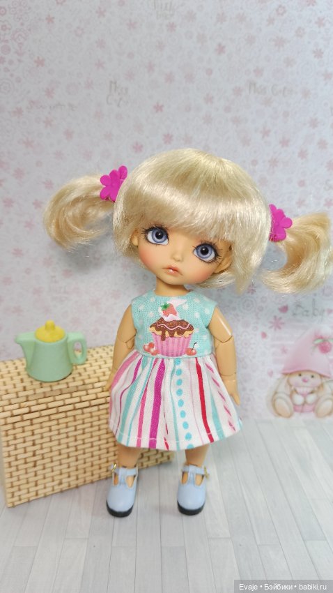 Парики 5-6" - Хвостики с прядками у лица, 2 цвета (фото 3)