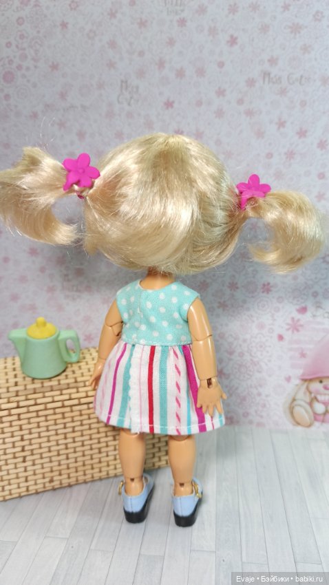 Парики 5-6" - Хвостики с прядками у лица, 2 цвета (фото 4)