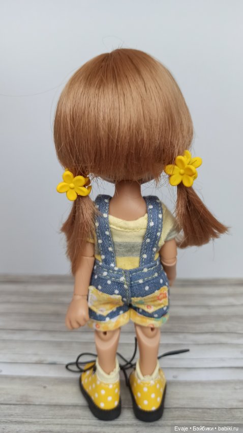 Парики 5-6" - Боб с хвостиками (канекалон), русый (фото 2)