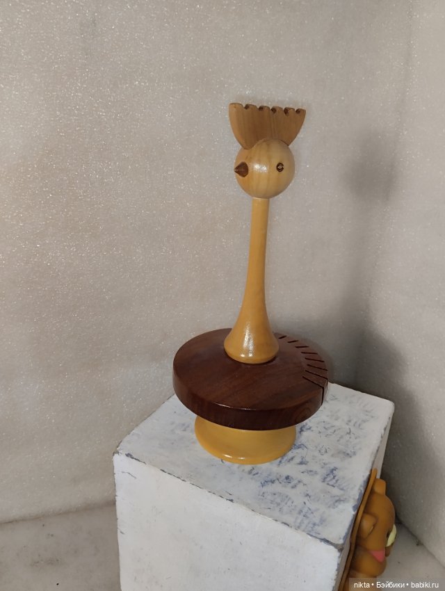 Деревянная салфетница СССР