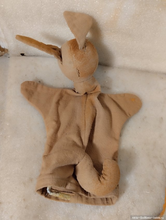 Кукла на руку СССР Лиса, собака и заяц Лотом (фото 3)