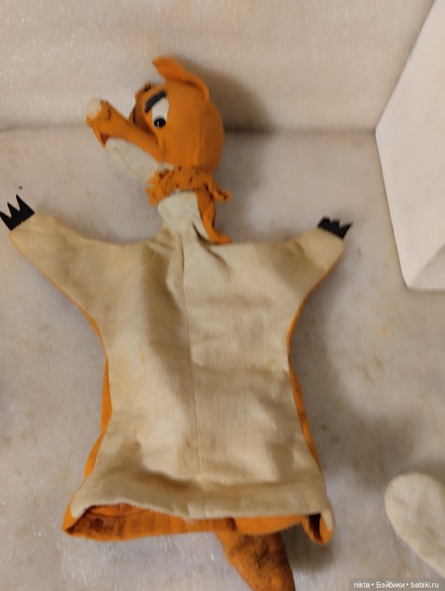 Кукла на руку СССР Лиса, собака и заяц Лотом (фото 4)