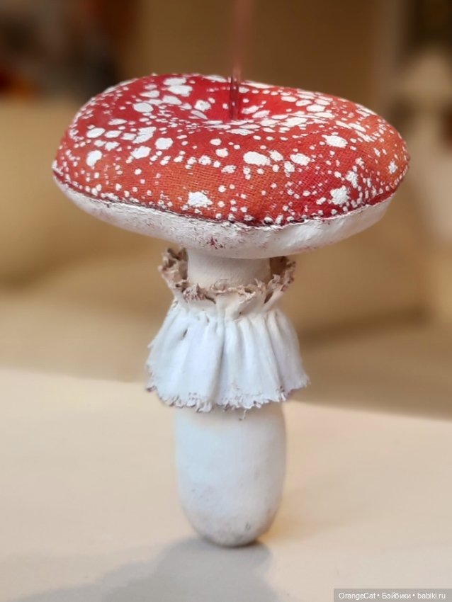 Текстильные мухоморы — Авторские игрушки (фото 3)