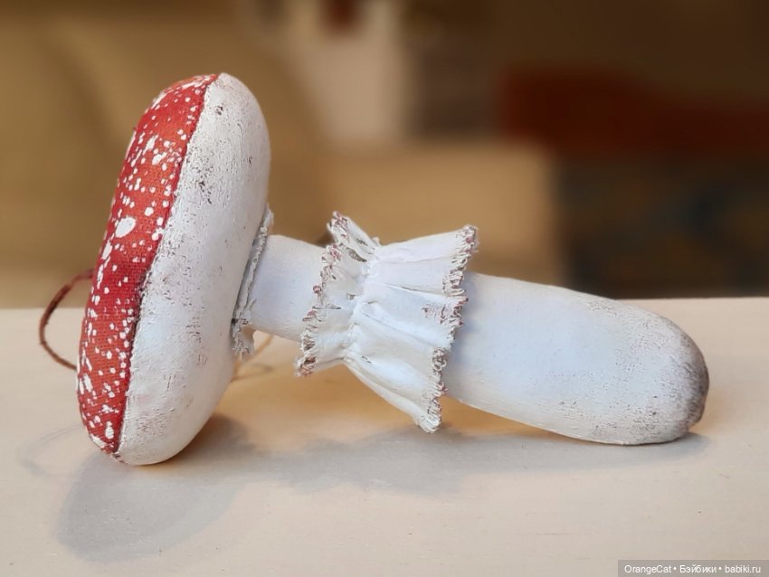 Текстильные мухоморы — Авторские игрушки (фото 4)