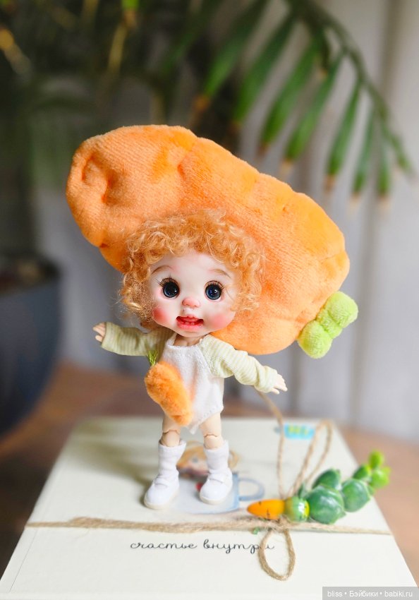 Девочка "Морковка" ob11 — Авторские куклы (фото 3)