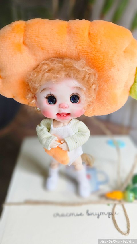 Девочка "Морковка" ob11 — Авторские куклы