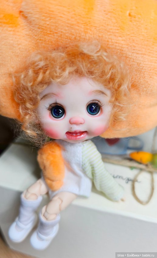 Девочка "Морковка" ob11 — Авторские куклы (фото 2)