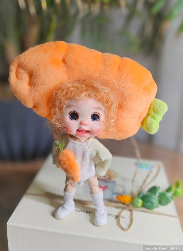 Девочка "Морковка" ob11 — Авторские куклы (фото 5)
