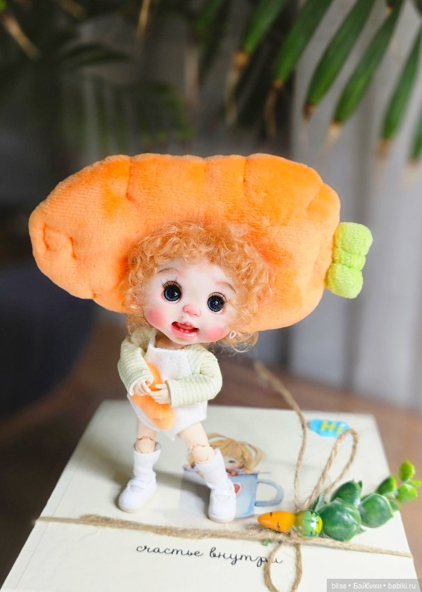 Девочка "Морковка" ob11 — Авторские куклы (фото 4)
