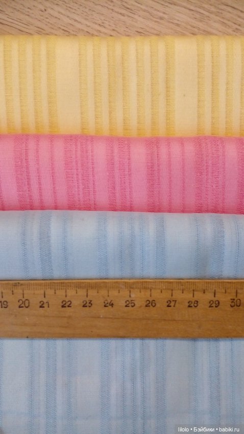 Лот ткани для кукольного рукоделия (фото 2)