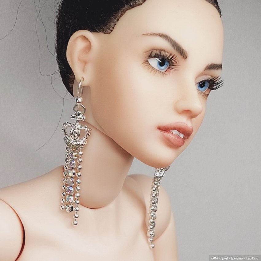Серьги для кукол Рopovy, Tonner, Barbi