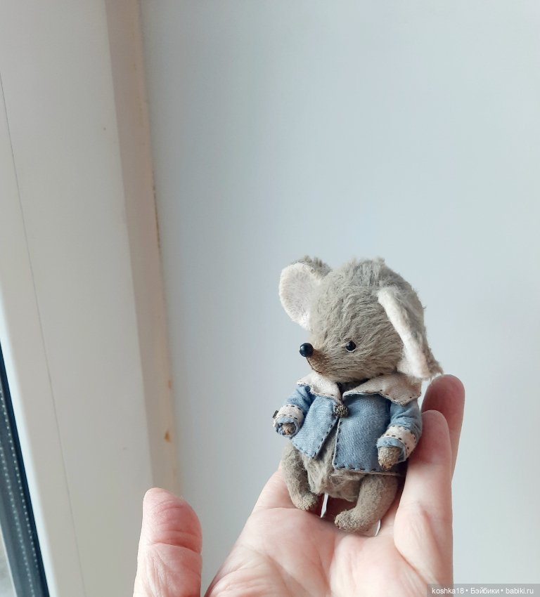 Мышонок Тедди Гаспар — Авторские игрушки (фото 4)