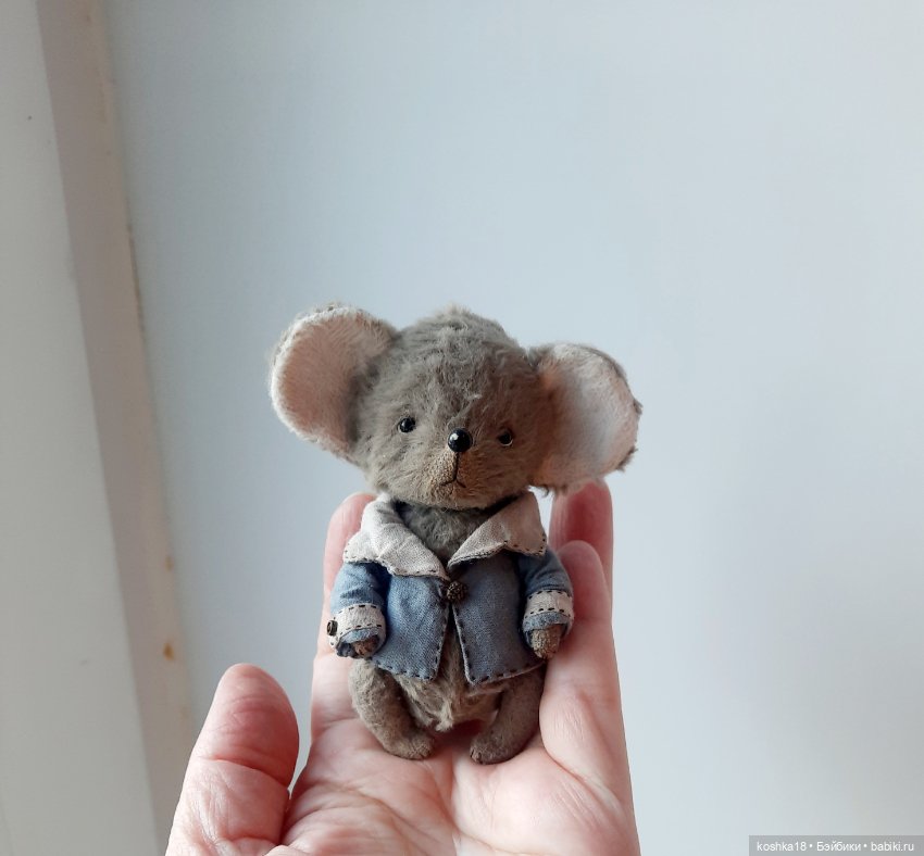 Мышонок Тедди Гаспар — Авторские игрушки (фото 5)