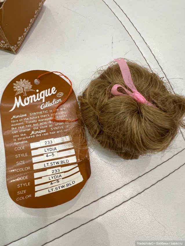 Парик 4/5 Monique — Парики для BJD (фото 7)