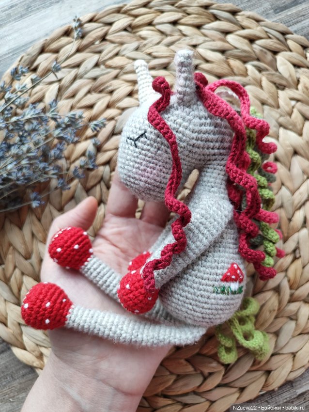 Единорожек, вязаная игрушка (фото 2)