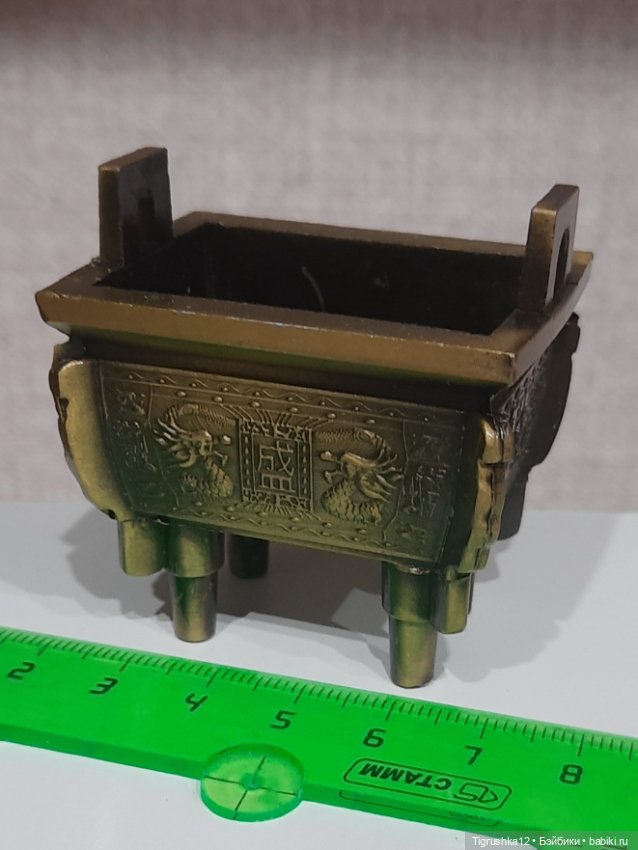 Кадка в кукольный домик — Миниатюра для кукол (фото 2)