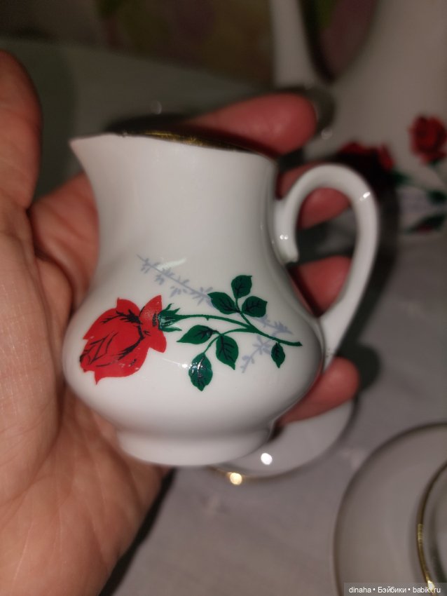 Винтажный кукольный сервиз, ГДР, 70-е (фото 4)