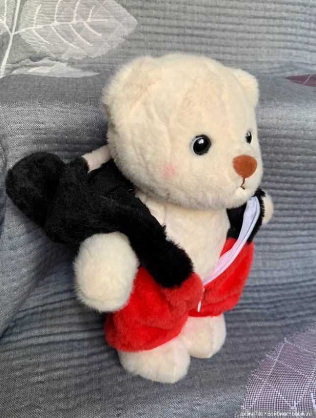 Мягкая игрушка - Мишка в костюме Микки Мауса (фото 6)