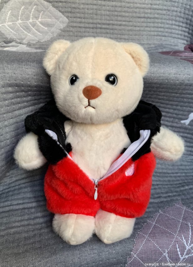 Мягкая игрушка - Мишка в костюме Микки Мауса (фото 5)