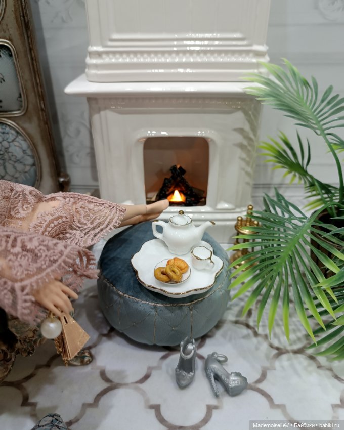 Веер складной — Украшения и очки для кукол