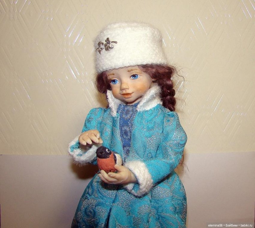 Интерьерная кукла: Боярышня- Снегурочка