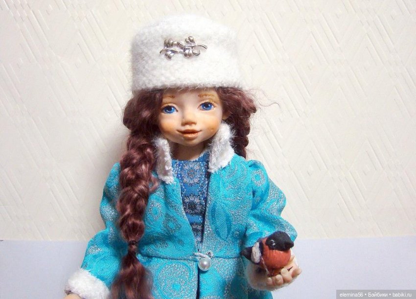 Интерьерная кукла: Боярышня- Снегурочка (фото 6)