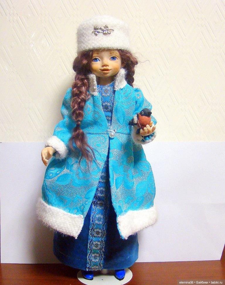 Интерьерная кукла: Боярышня- Снегурочка (фото 5)