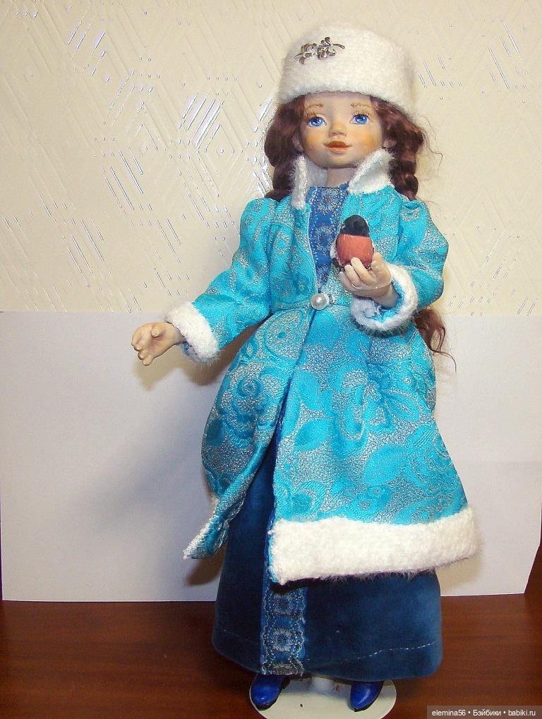 Интерьерная кукла: Боярышня- Снегурочка (фото 4)